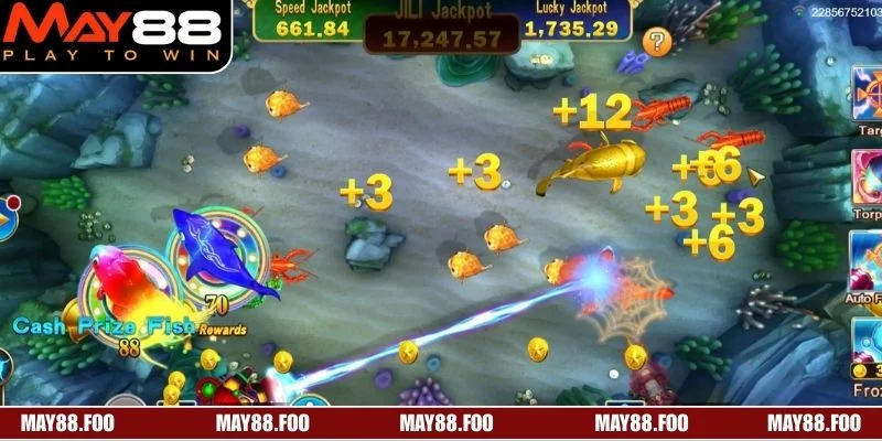 Jackpot Fishing – Trải Nghiệm Săn Bắn Hấp Dẫn Hàng Đầu 3 Hiệu ứng bắn cá bùng nổ phần thưởng giá trị