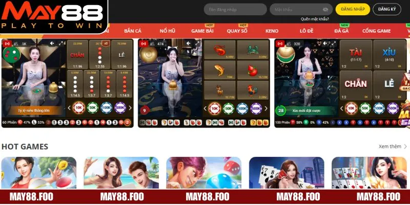 Giới Thiệu MAY88 - Điểm Đến Lý Tưởng Cho 2 Nhà cái sở hữu nhiều điểm nổi trội giúp anh em có trải nghiệm tối đa